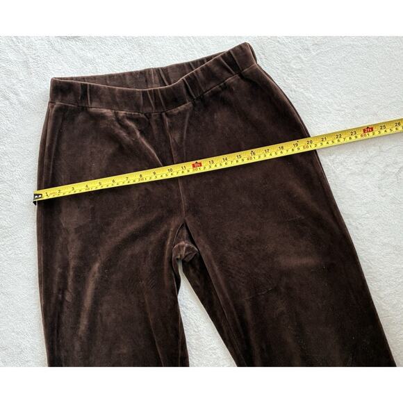 JONES NEW YORK Womens 2 Piece Velour Jogging Track Suit Pants Jacket Large Brown - Picture 8 of 12
